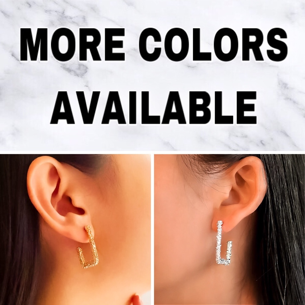 🔴5/$15🔴CLEARANCE Silver Simple Earrings NEW - Picture 11 of 13